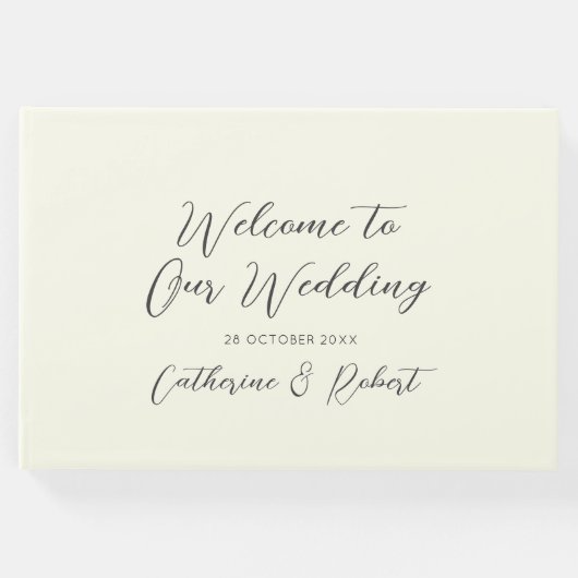 エレガントヴィンテージシックなブルーの馬トイル結婚ズ ゲストブック (正面)