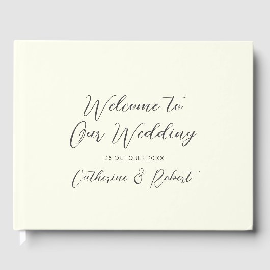 エレガントヴィンテージシックなブルーの馬トイル結婚ズ ゲストブック (正面)