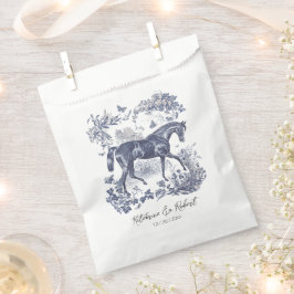 エレガントヴィンテージシックなブルーの馬トイル結婚ズ フェイバーバッグ