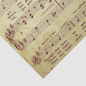 エレガントヴィンテージシート音楽ノート愛の歌 薄葉紙 (詳細)