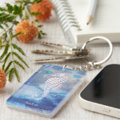 エレガントヴィンテージシーホース青海波名 キーホルダー (正面右)