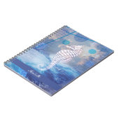 エレガントヴィンテージシーホース青海波名 ノートブック (左側)