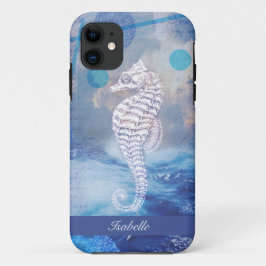 エレガントヴィンテージシーホース青海波名 iPhone 11 ケース