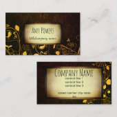 エレガントヴィンテージスタイルカスタム名刺 名刺 (正面/裏面)