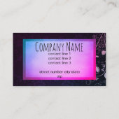 エレガントヴィンテージスタイルカスタム名刺 名刺 (裏面)