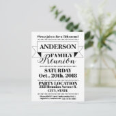 エレガントヴィンテージスタイル懇親会デザイン ポストカード (スタンド正面)