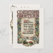 エレガントヴィンテージスタイル シーズンポストカード (正面/裏面)