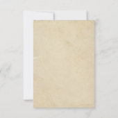 エレガントヴィンテージスワールフローリッシュ結婚式招待状 セーブザデート (裏面)