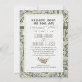 エレガントヴィンテージタイポグラフィ婚約パーティ招待状 招待状 (裏面)