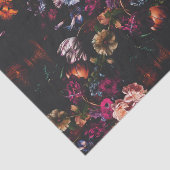 エレガントヴィンテージダークムーディブルゴーニュフローラ 薄葉紙 (詳細)