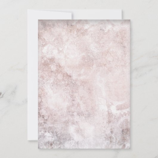 エレガントヴィンテージティーカップフローラブライダルティーシャワー 招待状 (裏面)