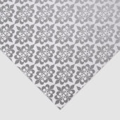 エレガントヴィンテージデカ白熱［赤熱］光を放つップシルバーダマスク 薄葉紙 (詳細)