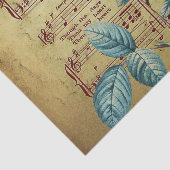 エレガントヴィンテージバラアンティークシート音楽ノート 薄葉紙 (詳細)