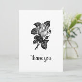 エレガントヴィンテージバラカスタムタイポグラフィ「ありがとう」 シーズンカード (スタンド正面)