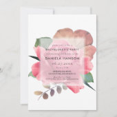 エレガントヴィンテージバラバチェロレッテ 招待状 (正面)