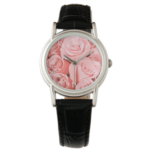 エレガントヴィンテージバラフローラ |女性の腕時計 腕時計 (正面)