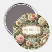 エレガントヴィンテージバラフローラ「神よ祝福あれ」 マグネット (正面/裏面)