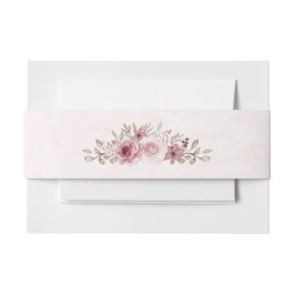 エレガントヴィンテージバラ 招待状ベリーバンド