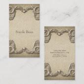 エレガントヴィンテージバ素朴ーラップレースウェスタンスタイリッシュ 名刺 (正面/裏面)