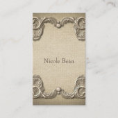 エレガントヴィンテージバ素朴ーラップレースウェスタンスタイリッシュ 名刺 (正面)