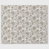 エレガントヴィンテージパターсン ラッピングペーパー (フラット)