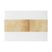 エレガントヴィンテージパーチカスタムメントモノグラム結婚ズ 招待状ベリーバンド (裏面例)