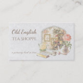 エレガントヴィンテージビクトリアンアンティークティーハウス 名刺 (正面)