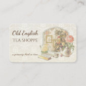 エレガントヴィンテージビクトリアンアンティークティーハウス 名刺 (正面)