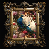 エレガントヴィンテージビクトリアンボホピーコックス 薄葉紙