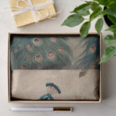 エレガントヴィンテージビクトリアンボホピーコック 薄葉紙 (ギフト)