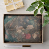 エレガントヴィンテージビクトリアンボホピーコック 薄葉紙 (ギフト)