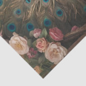 エレガントヴィンテージビクトリアンボホピーコック 薄葉紙 (詳細)