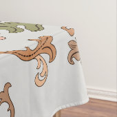 エレガントヴィンテージビクトリアンボホ葉の背景 | テーブルクロス (インサイチュ)