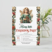 エレガントヴィンテージビクトリアン天使 招待状 (スタンド正面)