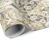 エレガントヴィンテージビクトリアン花柄 ラッピングペーパー (ロールコーナー)