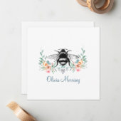 エレガントヴィンテージビーフローラ ノートカード (正面/裏面インサイチュ)