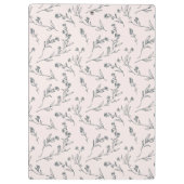 エレガントヴィンテージピンクフローラカメラ撮影 クリップボード (裏面)