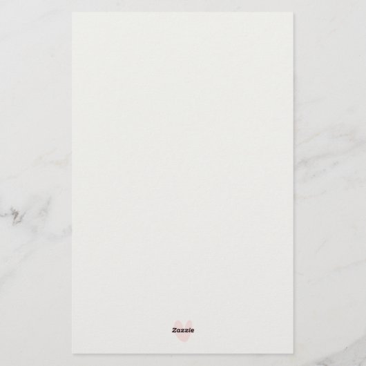 エレガントヴィンテージピンクフローラカメラ撮影 便箋 (裏面)