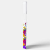 エレガントヴィンテージピンクフローラバラモノグラム名 Case-Mate iPhoneケース (裏面 / 右)