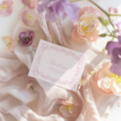 エレガントヴィンテージピンクブライダルシャワーサンキューカード サンキューカード