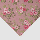 エレガントヴィンテージピンクローズ – 古いバラ背景 薄葉紙 (詳細)