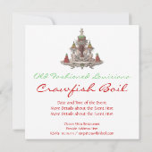 エレガントヴィンテージフランスのの魚 招待状 (裏面)