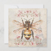 エレガントヴィンテージフランスのビーカード (正面)