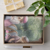 エレガントヴィンテージフランスのベーカリーカフェティッシュペーパー 薄葉紙 (ギフト)