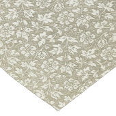 エレガントヴィンテージフランスのベージュ花柄 ショートテーブルランナー (コーナー)