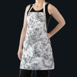 エレガントヴィンテージフランスの刻版フローラトイルグレー エプロン<br><div class="desc">そしエレガントて華美、灰色と白のヴィンテージトイル・ド・ジュイのパターンは、異国風の花やつる植物、葉が花畑やバラのバスケットと絡み合っている。このパターンはスミソニアンフランスのコレクションの1910年の歴史的な繊維断片から適応された。パターンは高い解像度だが、並べて表示できない。</div>