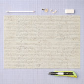 エレガントヴィンテージフランスの手書き文字スクリプト 薄葉紙 (クラフト)