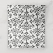 エレガントヴィンテージフローラエッチング座席表 プレイスカード (内部開封)