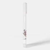 エレガントヴィンテージフローラスクリプト名 Case-Mate iPhoneケース (裏面 / 右)