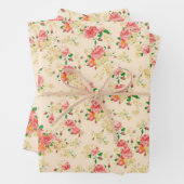 エレガントヴィンテージフローラバラ ラッピングペーパーシート (インサイチュ)